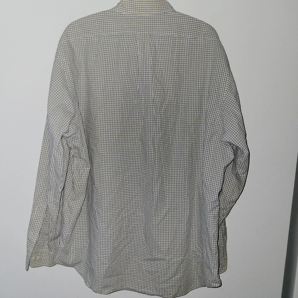 Polo Ralph Lauren Long Sleeve Button Down‎ Yarmouth Men Size 17.5 36/37 Check